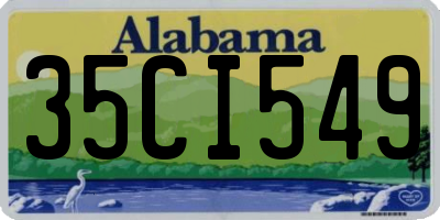 AL license plate 35CI549