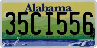 AL license plate 35CI556