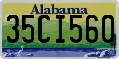AL license plate 35CI560