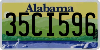 AL license plate 35CI596