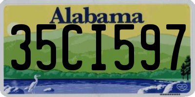 AL license plate 35CI597