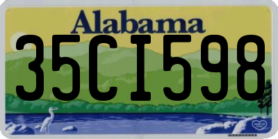 AL license plate 35CI598