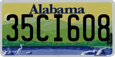 AL license plate 35CI608