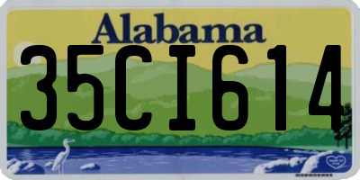 AL license plate 35CI614