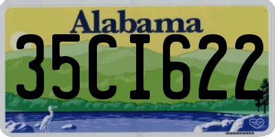 AL license plate 35CI622