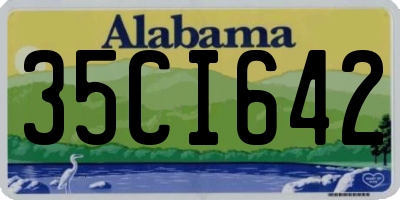 AL license plate 35CI642