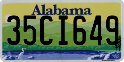 AL license plate 35CI649