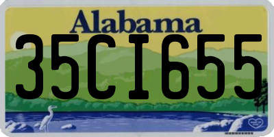 AL license plate 35CI655