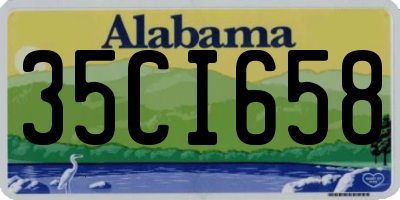 AL license plate 35CI658