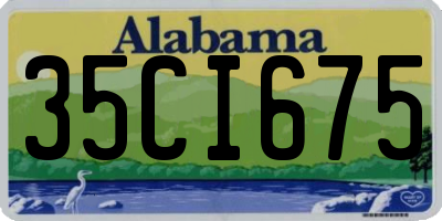 AL license plate 35CI675