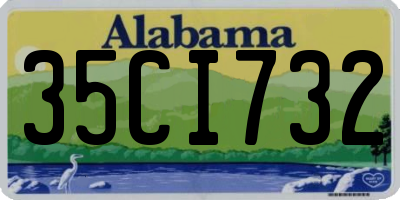 AL license plate 35CI732
