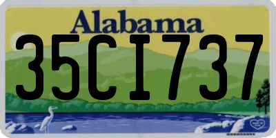 AL license plate 35CI737