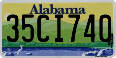 AL license plate 35CI740