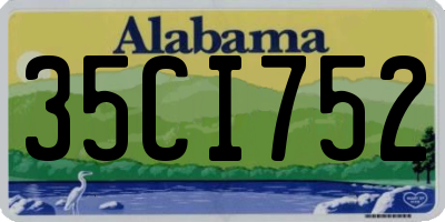 AL license plate 35CI752