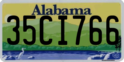 AL license plate 35CI766