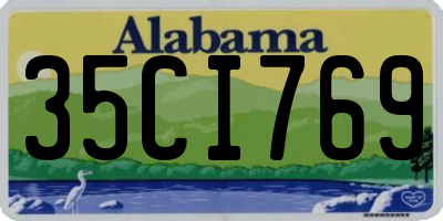 AL license plate 35CI769