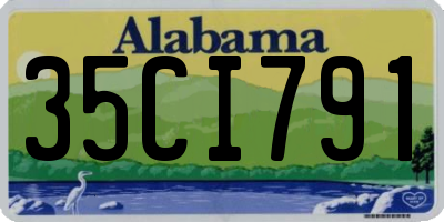 AL license plate 35CI791