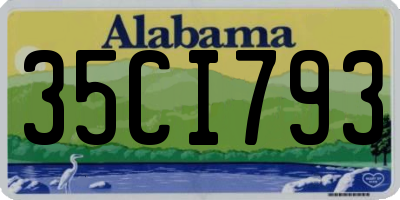 AL license plate 35CI793