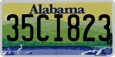 AL license plate 35CI823