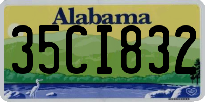 AL license plate 35CI832