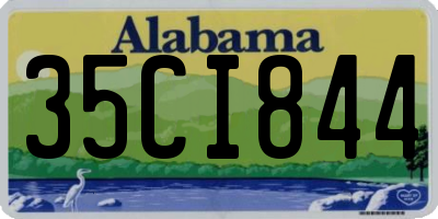 AL license plate 35CI844