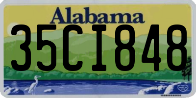 AL license plate 35CI848