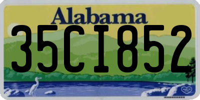 AL license plate 35CI852