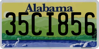 AL license plate 35CI856