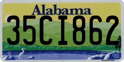 AL license plate 35CI862