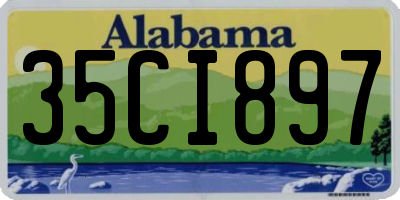 AL license plate 35CI897