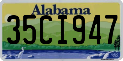 AL license plate 35CI947