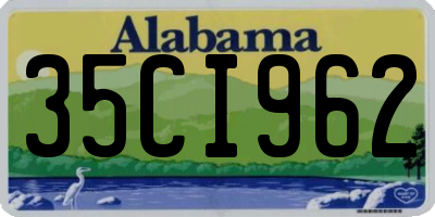 AL license plate 35CI962