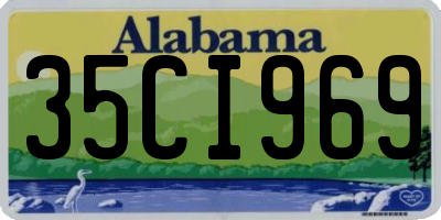 AL license plate 35CI969