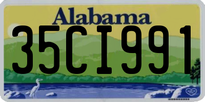 AL license plate 35CI991
