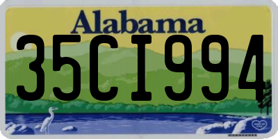 AL license plate 35CI994