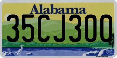 AL license plate 35CJ300