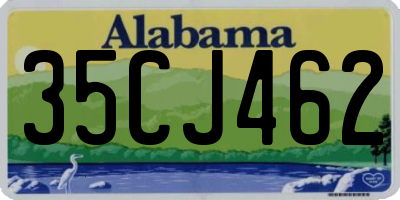 AL license plate 35CJ462