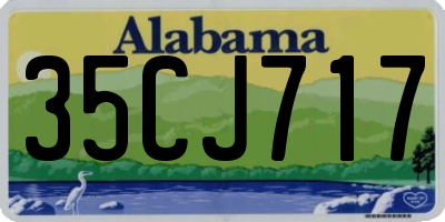 AL license plate 35CJ717