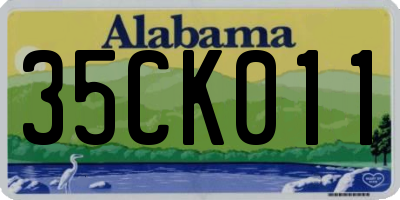 AL license plate 35CK011