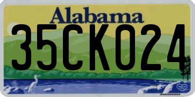 AL license plate 35CK024