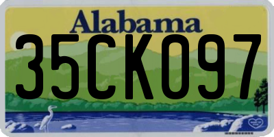 AL license plate 35CK097