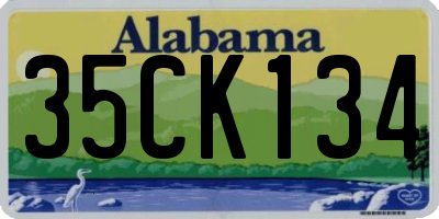 AL license plate 35CK134