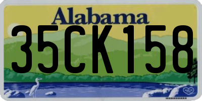 AL license plate 35CK158