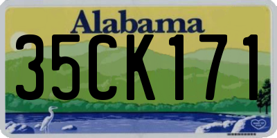 AL license plate 35CK171