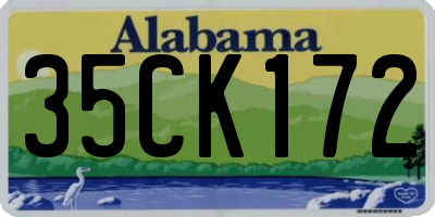 AL license plate 35CK172