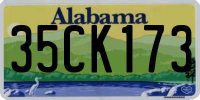 AL license plate 35CK173