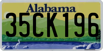 AL license plate 35CK196