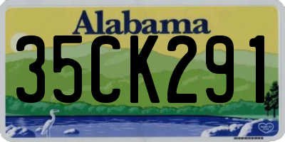 AL license plate 35CK291
