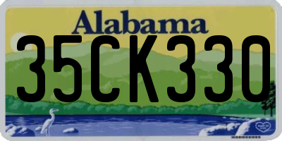 AL license plate 35CK330