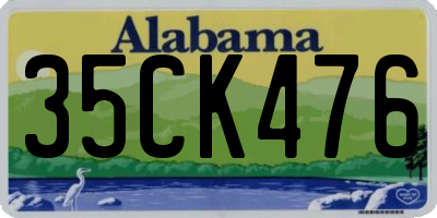 AL license plate 35CK476